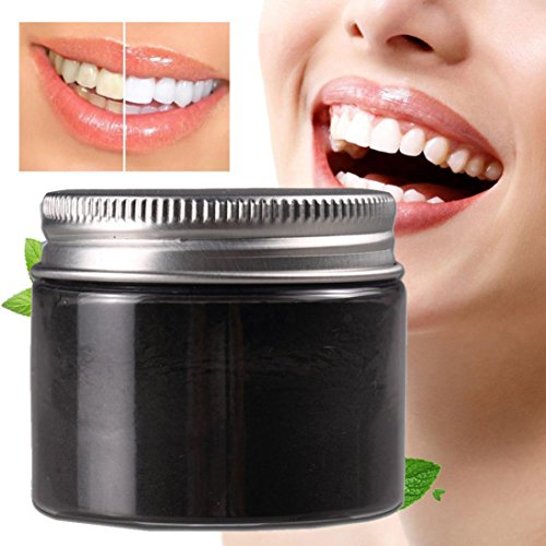 Moonuy Charbon de bois de bambou Dentifrice Blanchiment des dents Supprimer Halitose Plaque Dentifrice Bamboo charcoal Parfum de menthe Frais Toothpaste Naturelles Activé Au Charbon De menthe kit (Noir)