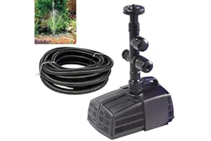 Hozelock Cascade 1500 Fountain & Waterfall Pond Pump 3354 & 5m Hose