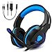 Produktbild Gaming-Headset, umiwe Gaming-hoofdtelefoon voor PS4  Xbox One Computer Pro met Mic LED-licht, Stereo Surround Sound
