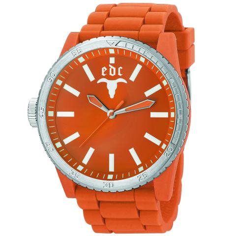 edc by Esprit Herren-Armbanduhr XL rubber star Analog Quarz Plastik EE100831012