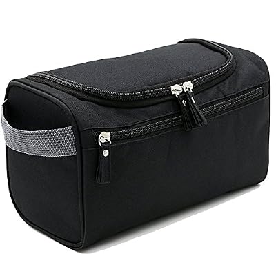 RIFIANS TOUBKAL - Trousse de Toilette SPACIEUSE - QUALITE PREMIUM avec Crochet de Suspension + Compartiments - trousse toilette de Voyage Hommes & Femmes - FONCTIONNELLE, Solide, Simple et Efficace !