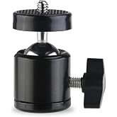 Kyrotech 360&deg; Rotary Joint Screw Adapter, 1/4" Connection Compatible Tripod and Monopod Accessory, Camera, Smartphone, GoPro, GoPro