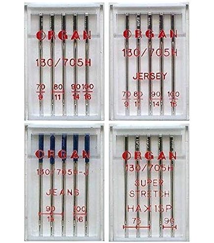 Organ ECO Needles Microtex Size 70/10 - 5 Needles Per Pack