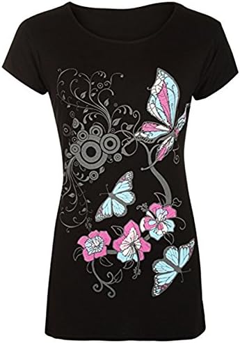 N01 CelebModeLook ® New Women Designer Plus Size Short Sleeve T-Shirt Ladies Top