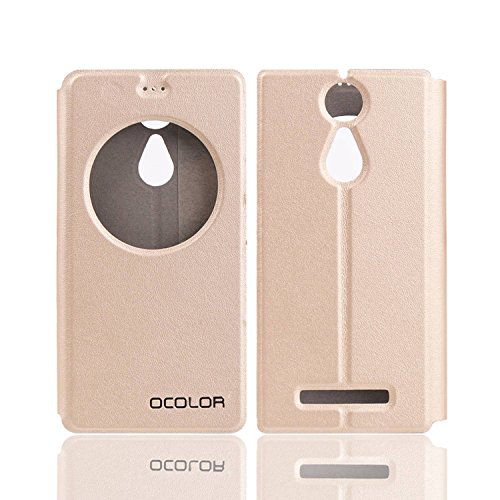 Guran Funda de Cuero No carcasa interior Para Leagoo T1 Smartphone con Funci n de Soporte Flip Case Cover--dorado reviews Guran Funda de Cuero No carcasa interior Para Leagoo T1 Smartphone con Funci n de Soporte Flip Case Cover--dorado
