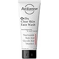 ActiWow Hello Clear Niacinamide Face Wash for Deep Pore Cleansing & Oil Control, Hydrates & Brightens, Refreshing Face Wash for Men and Women