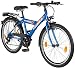 Produktbild tretwerk DIREKT gute Räder Racing Robby 24 Zoll Jugend-Fahrrad mit 6-Gang Kettenschaltung und Gepäckträger