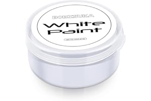 BOBISUKA Pittura Facciale Bianco 70g, Pittura per Viso Durevole, Body Painting Impermeabile per Trucco Halloween, Carnevale, Feste, Non Tossico