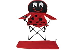 LINDER EXCLUSIV Kinder-Anglersessel mit Getränkehalter MC2504 Motivauswahl (rot (marienkäfer))