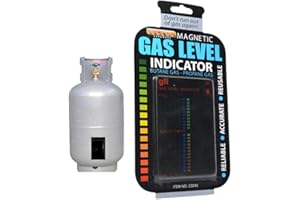 CARROTERR Indicatore magnetico del livello della bombola del gas, indicatore di livello del serbatoio del gas, indicatore magnetico della bottiglia del calibro, indicatore indicatore di direzione per camper e