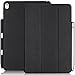 Price comparison product image KHOMO iPad Pro 10.5 Inch Case with Pen Holder - DUAL Black Super Slim Cover with Rubberized back and Smart Feature (sleep / wake ) For Apple iPad Pro 10.5 Inches Tablet