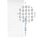 Produktbild HAB & GUT -DV02412- Türvorhang Mini-DIAMANTEN, KLAR, 90x220 cm, XL sehr dicht, Insektenschutz Perlen Pailettenvorhang