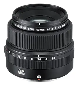 Fujifilm Fujinon GF63mmF2.8 R WR Lens, Black