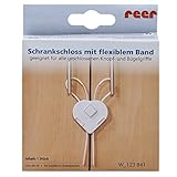 Reer 7107 - Schrankschloss, weiß