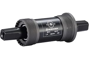 BYNCCEA Beonoea Boîtier de pédalier carré pour vélo, Support de Pédalier Fileté pour Vélo Support de Pédalier de VTT à Cône Carré avec Vis pour Pédalier à Cône Carré Support de Pédalier à Cône Carré