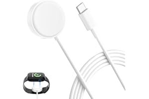 Newding for Apple Watch Charger USB C Magnetic Fast Charging Cable Compatible with Apple Watch Series 10 SE Ultra 2 9 8 7 6 5 4 3 2 1, Smartwatch Charging Dock for iWatch, 3.3 ft USB-C Cable, White