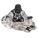 Produktbild Liegender "Lucky Buddha" silber-schwarz in optimaler Größe