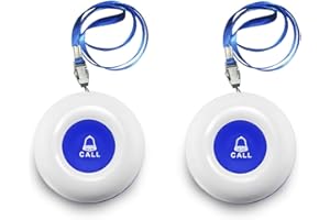 Liotoin Notrufknopf für Senioren Kabellos SOS Alarm Notruf Knopf Wasserdicht 2 Sender（Funktioniert nur in Verbindung mit einem Liotoin Empfänger） …