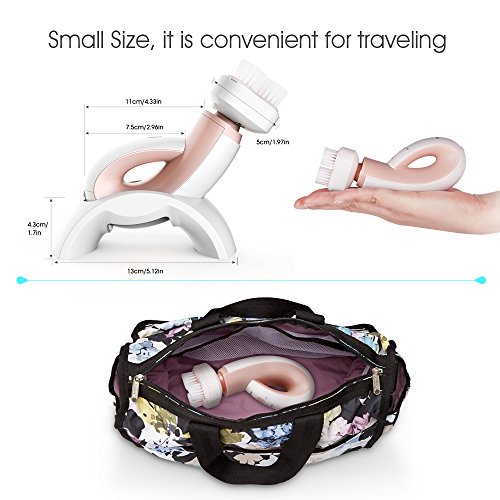 MiroPure Sonic Bürste zur Gesichtsreinigung Reinigungsbürste Gesichtsbürste mit 3 Geschwindigkeiten und 1 kostenlosem Bürstenkopf als Ersatz - 7