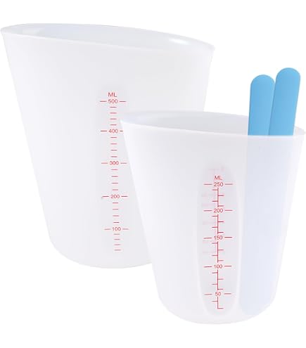 Set Da 10 Misurini In Silicone Da 100 Ml Per Resina Epossidica, Antiaderenti E Graduati, Per Mescolare E Versare Con Precisione - 2