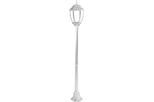Lampadaire LED jardin IP44 mod NewYork 180 cm lampe E27 30 W rendement 200 W 2700 lm