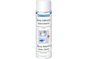 WEICON Spray Adhesivo Extra Fuerte | 500 ml | Para uniones firmes y duraderas | Transparente