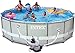 Produktbild Intex Ultra Rondo Frame Pool Set, Sandfilteranlage 4.542 l/h, Leiter, Abdeckplane, Bodenschutzplane, 488 x 122 cm