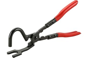DASBET Exhaust Hanger Removal Tool, Exhaust Hanger and Rubber Bracket Separation Exhaust Pliers Compatible with All Exhaust Rubber Hangers Exhaust Hanger Brackets Rubber Hanger Support Removal Tool