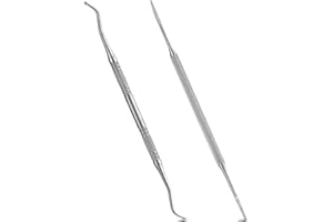 AIDQXBAOER Lima per Unghie, sollevatori?Punta Curva,Set per manicure e pedicure,kit per la rimozione delle unghie dei incarnite, acciaio inox strumenti?adatto casa e salone