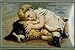 Produktbild Blechschild Hoyts German Cologne Kind mit Hund Schild Nostalgieschild
