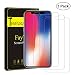 Produktbild Panzerglas Schutzfolie für iPhone X, [3 Stück]FayTun Panzerglasfolie für iPhone X-9H Härte-3D Touch Kompatible-Anti-Kratzen,Öl,Bläschen,Fingerabdruck-Displayschutzfolie für iPhone X iPhone 10