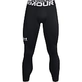Under Armour UA CG Armour Leggings, Men's Thermal Sports Leggings, 4-Way Stretch Anti-Odor Technology Sports Leggings, Black/