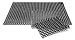 Produktbild FabaHome Ringgummimatte Premium, robuste Fußmatte mit Ringstruktur, Gummimatte für Eingangsbereich, Schmutzfangmatte, 50 x 80 cm x 16 mm