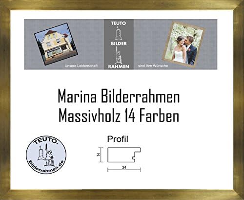 Marina wooden picture frame 33 x 47 cm simple elegant modern 47x33 cm solid wood photo frame with Non Glare perspex plastic Acrylic in 14 different colours here Gold