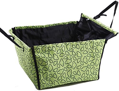 Car Seat Dog 60x50x35 cm Cat Pet Seat Car Protection Basket for Rear Seat Transport Bag Cover Strap Adjustable Waterproof Safe Transport for Cat Dog