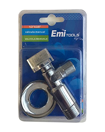 EM Tools emi - Válvula Manual 1/2" x 3/8"
