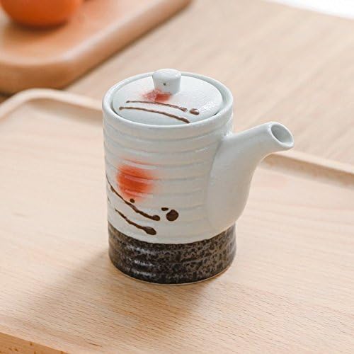 Japanese creative ceramic spice jar Kitchen salt shaker The cruet Sugar bowl Spice cans Chili oil tank-N