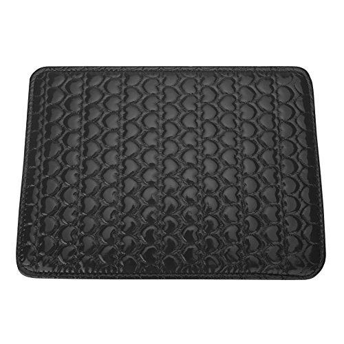 Demiawaking Nail Art Soft PU Leather Hand Rest Mat Pad for Manicure Hand Arm Rest (Black)