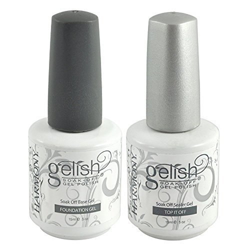 Duo Pack Top It Off Foundation base gel Nail Harmony Gelish UV SOAK OFF GEL by Gelish