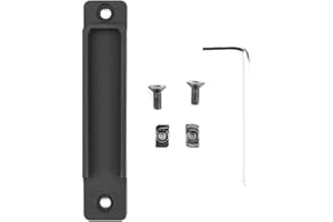 SBGJMY Airsoft Torcia Elettrica Pressostato Pad Coda di Ratto Slot per M300 M600 Scoulight Fit MLok Keymod 20mm Picatinny Surefir M300 M600 Scoulight (Nero)