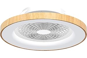 MANTRA ILUMINACIÓN Ventilador de techo Tibet LED Mantra Ø65cm Madera/Blanco con Mando