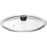 Tencere kapağı, paslanmaz &ccedil;elik-cam, 29 cm