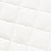 Baby Works Quilted and Fitted Bamboo Crib Mattress Protector (White)