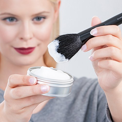 Barbara Hofmann / BRUSH SOAP / 100g Dose / Reinigungsseife für Pinsel, Blender und Make-up Schwämmchen / Befreit von Schmutz und Bakterien / Brush Cleaner Soap / Designt und entwickelt in Germany - 2