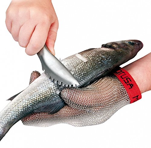 Stechschutzhandschuhe-Kettenhandschuh-Sicherheits-Handschuh-Einzeln-8-medium-Kche-Metzger-Stahl-schnittfest-Schnittschutzhandschuh