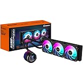 Gigabyte Dissipatore a liquido per CPU AORUS WATERFORCE X II 360 AIO - 3 ventole ARGB da 120 mm- LCD a colori- meccanismo di 