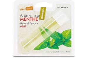 Déco Relief - Arôme Naturel Menthe 30 ml - Arôme Alimentaire pour Pâtisserie, Cuisine - Ingrédient Professionnel