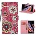 Produktbild Case Compatible for Samsung Galaxy Note 9 Hülle,Roreikes Brieftasche Tasche Handyhülle Schutzhülle Lederhülle Flip Case 3D Mandala-Blume Cover Ständer Kartensätze Magnetverschluss Bumper