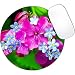 Produktbild Springtime Hot Pink And Blue Flowers Close Up Mouse Pad (ROUND)