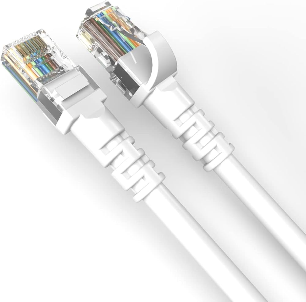 DERKAB 15 Metre CAT6 Network-Ağ-Ethernet Kablosu Beyaz